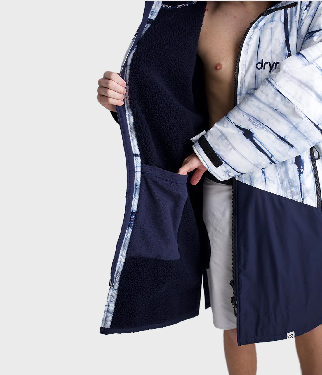 Batik Blue Advance Adults Changing Robe - Image 14