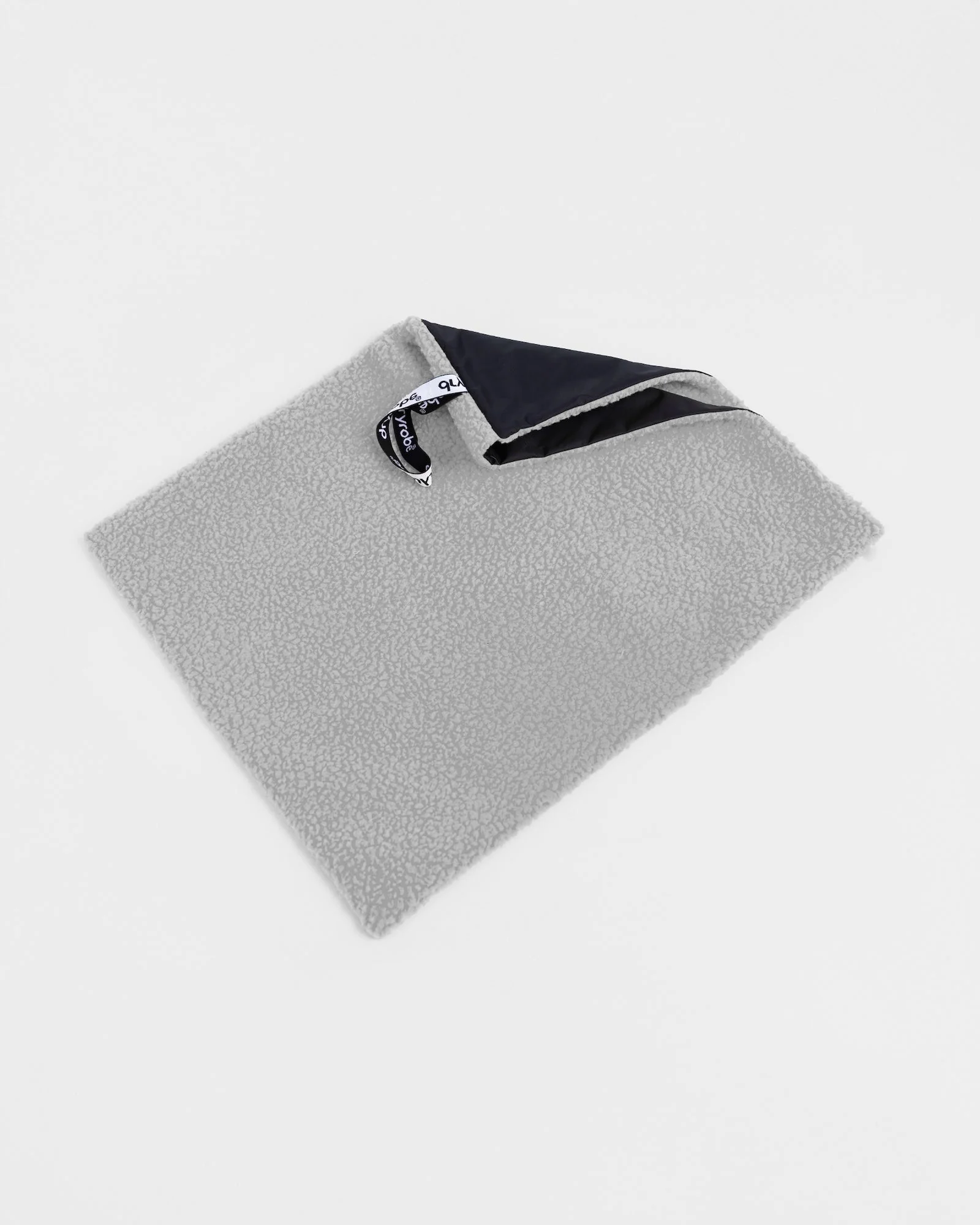 Black Grey Packable Travel Cushion Cover - Image 4