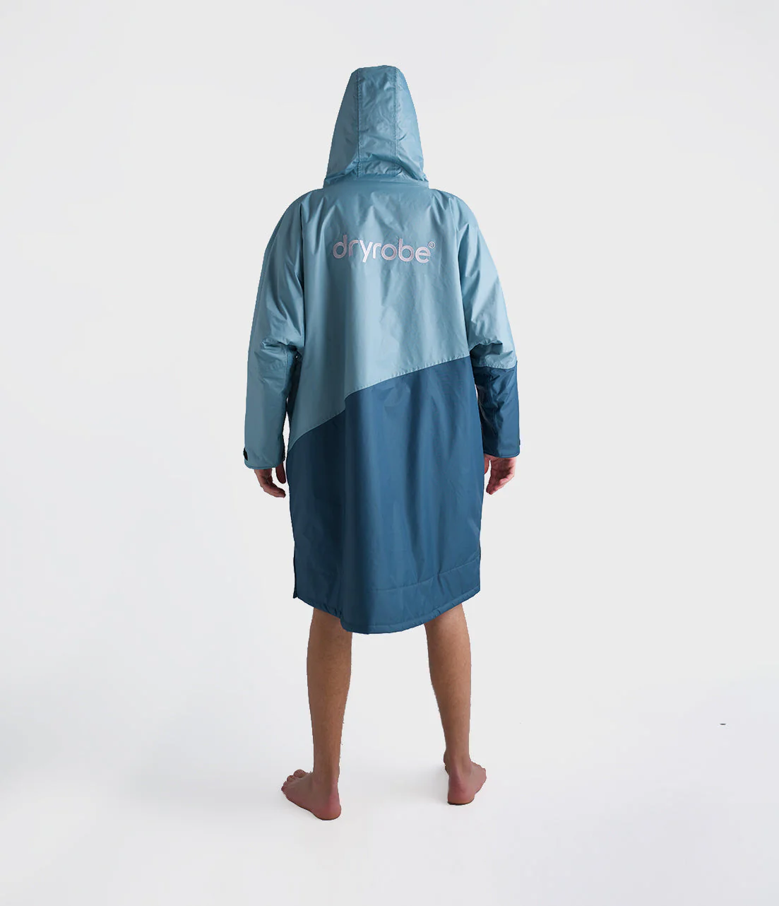Blue Light Grey Advance Adults Changing Robe - Image 13