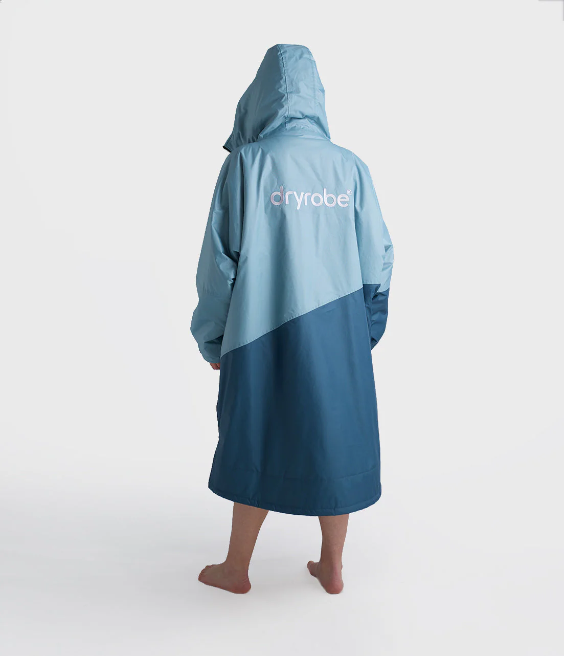 Blue Light Grey Advance Adults Changing Robe - Image 5