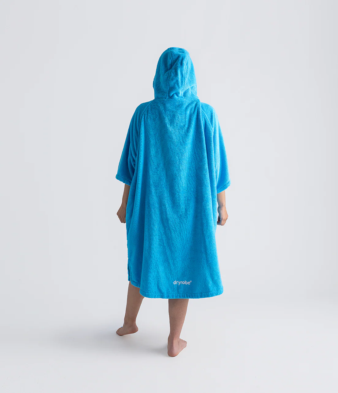 Blue Organic Towel Changing Robe - Image 3
