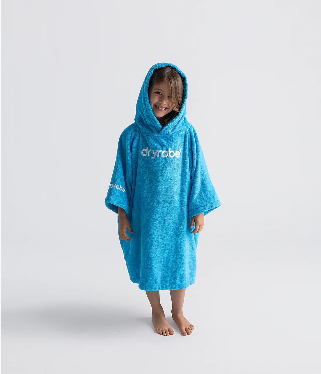 Blue Kids Organic Towel Changing Robe - Image 4