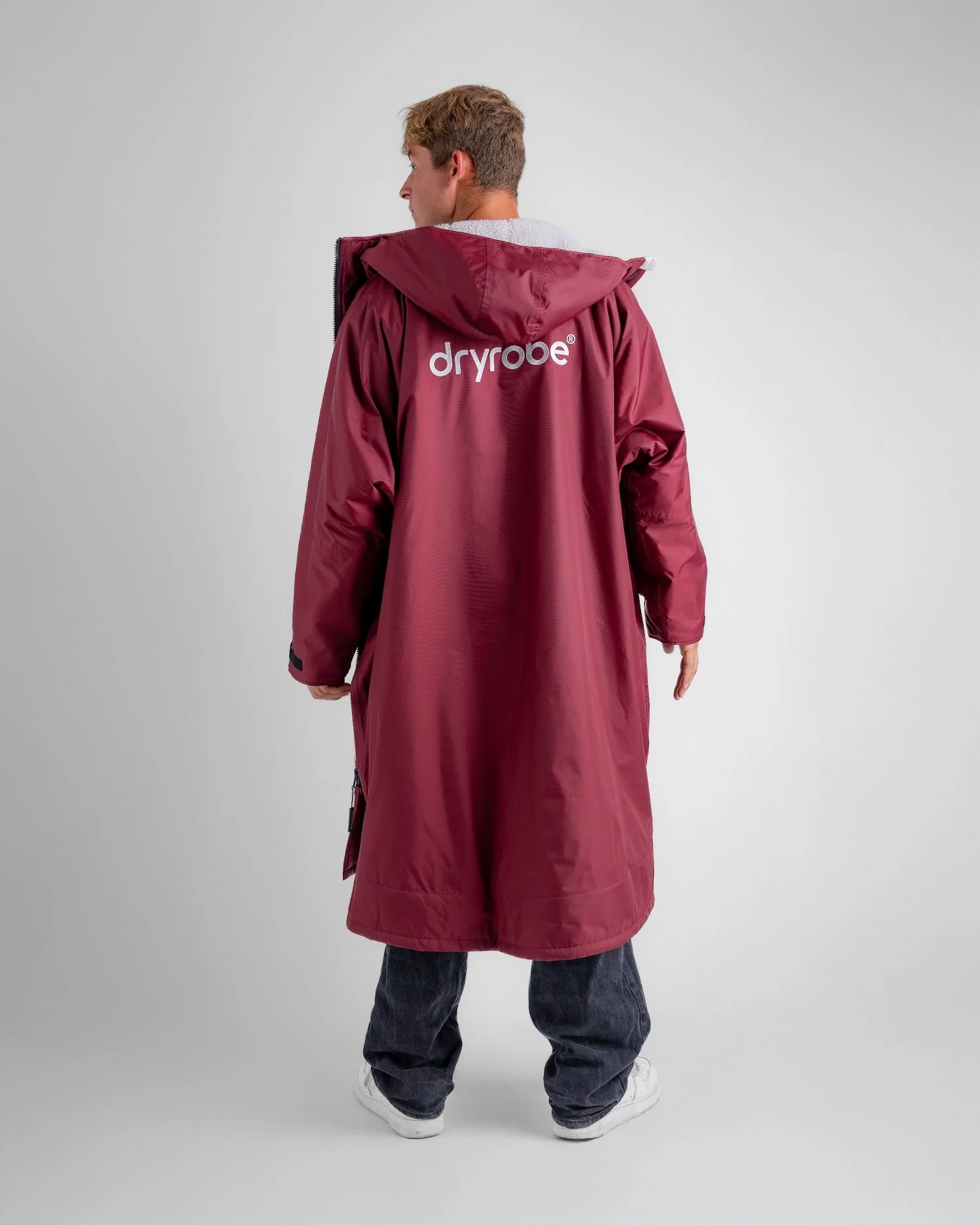 Burgundy Grey Advance Changing Robe - Image 17