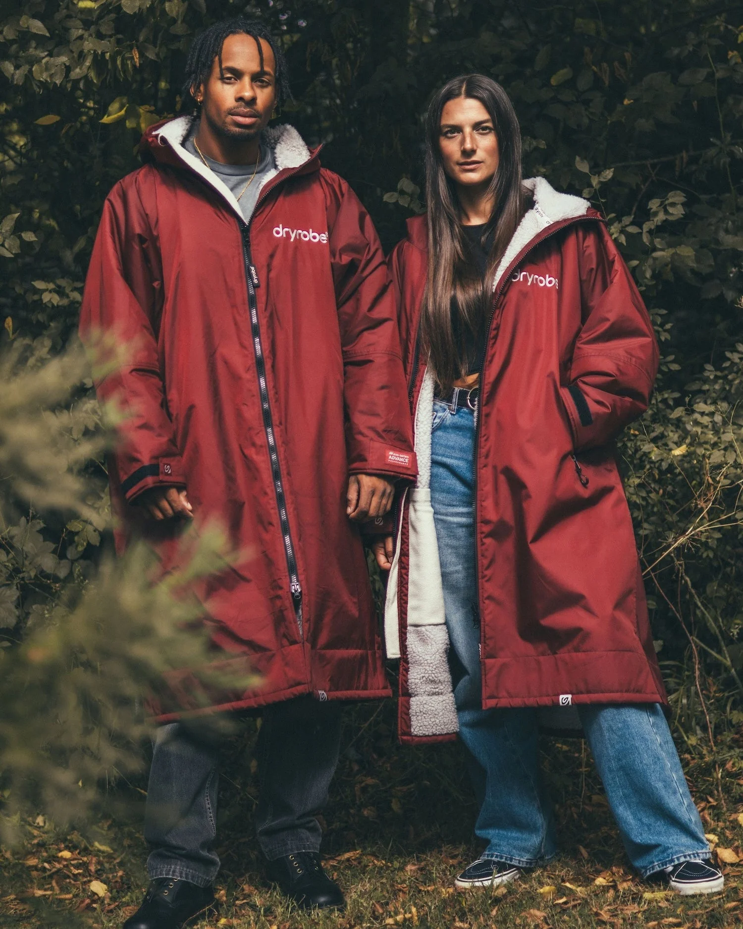 Burgundy Grey Advance Changing Robe - Image 4