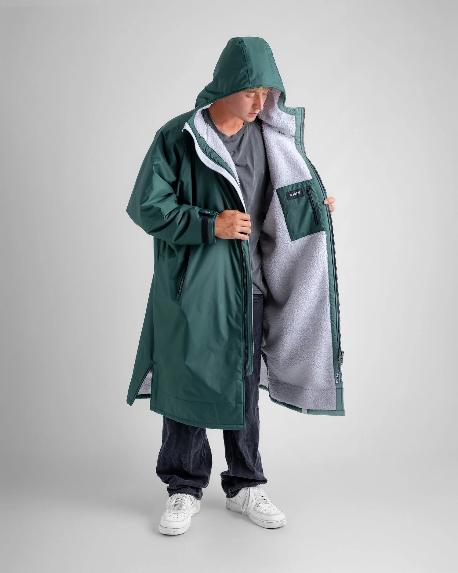 Dark Green Grey Advance Changing Robe - Image 16
