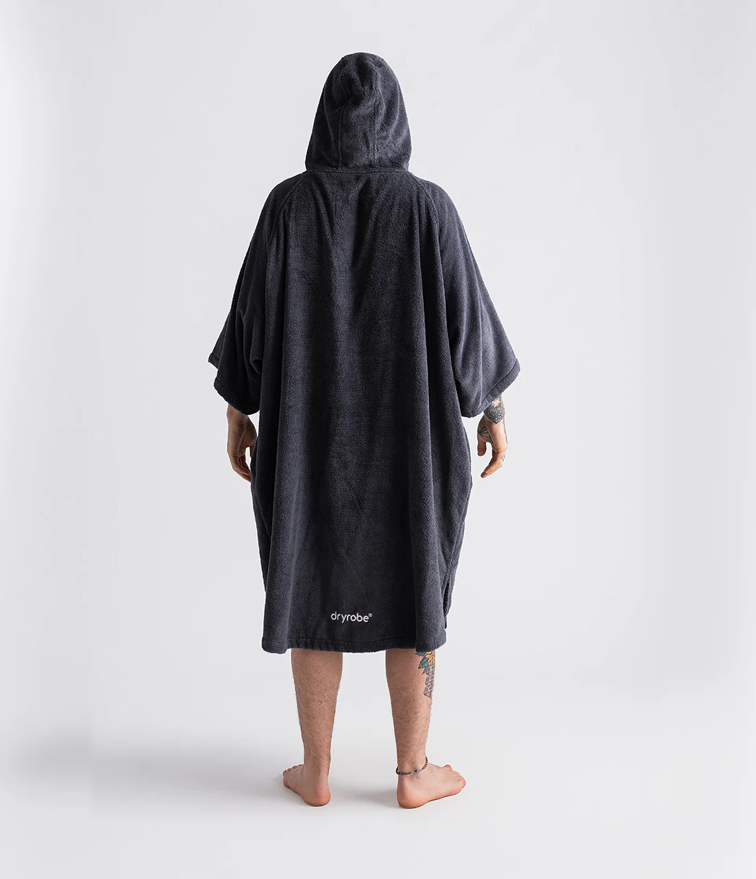 Dark Slate Organic Towel Changing Robe - Image 8