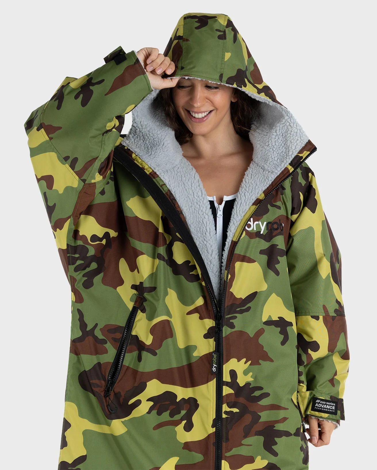 Camo Grey Advance Changing Robe - Image 12