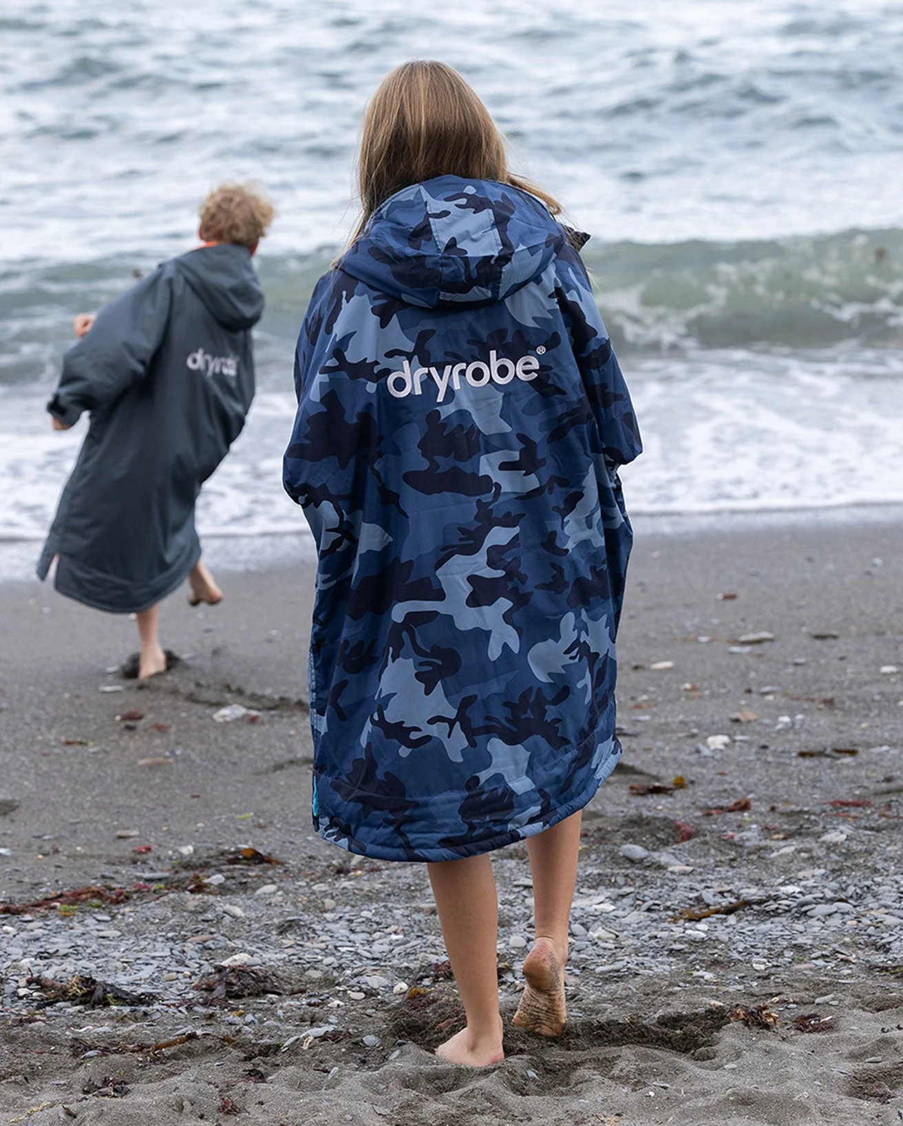 Blue Camo Blue Kids Advance Changing Robe - Image 4