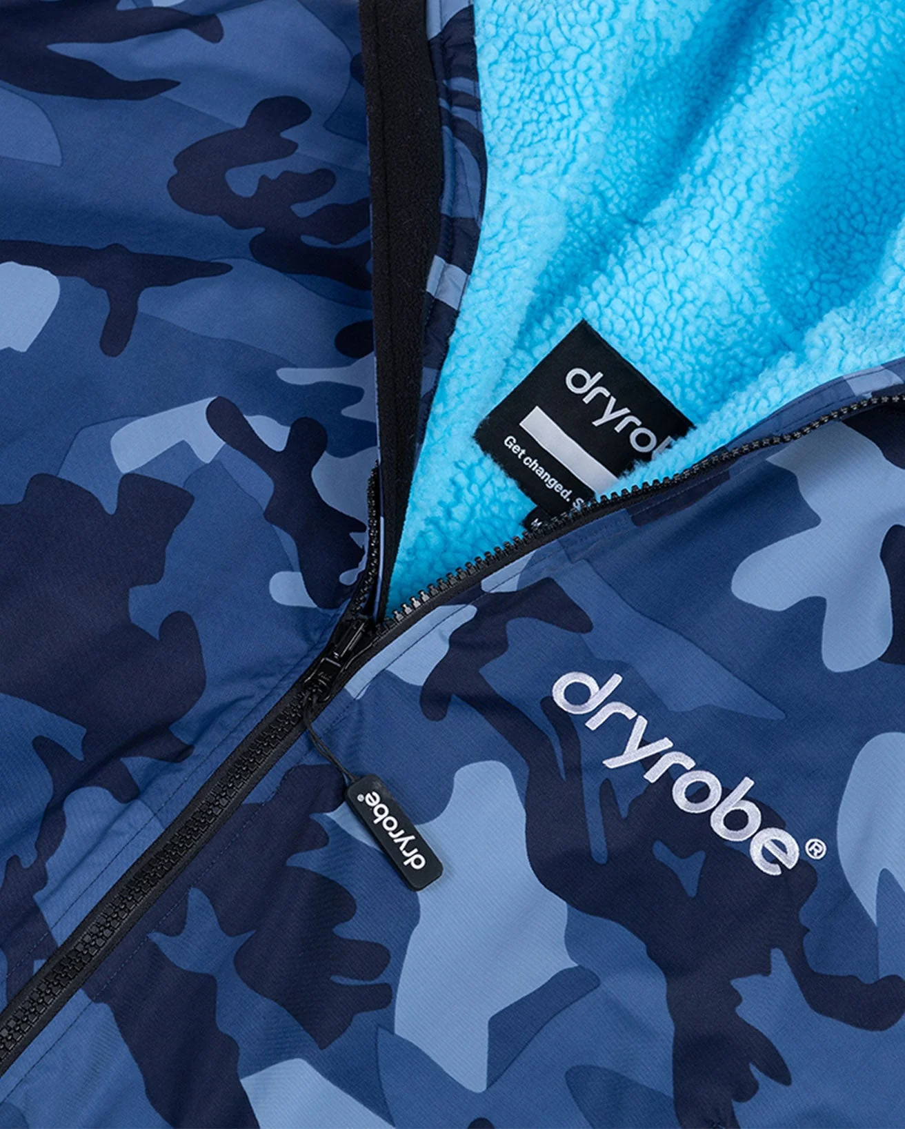 Blue Camo Blue Kids Advance Changing Robe - Image 9