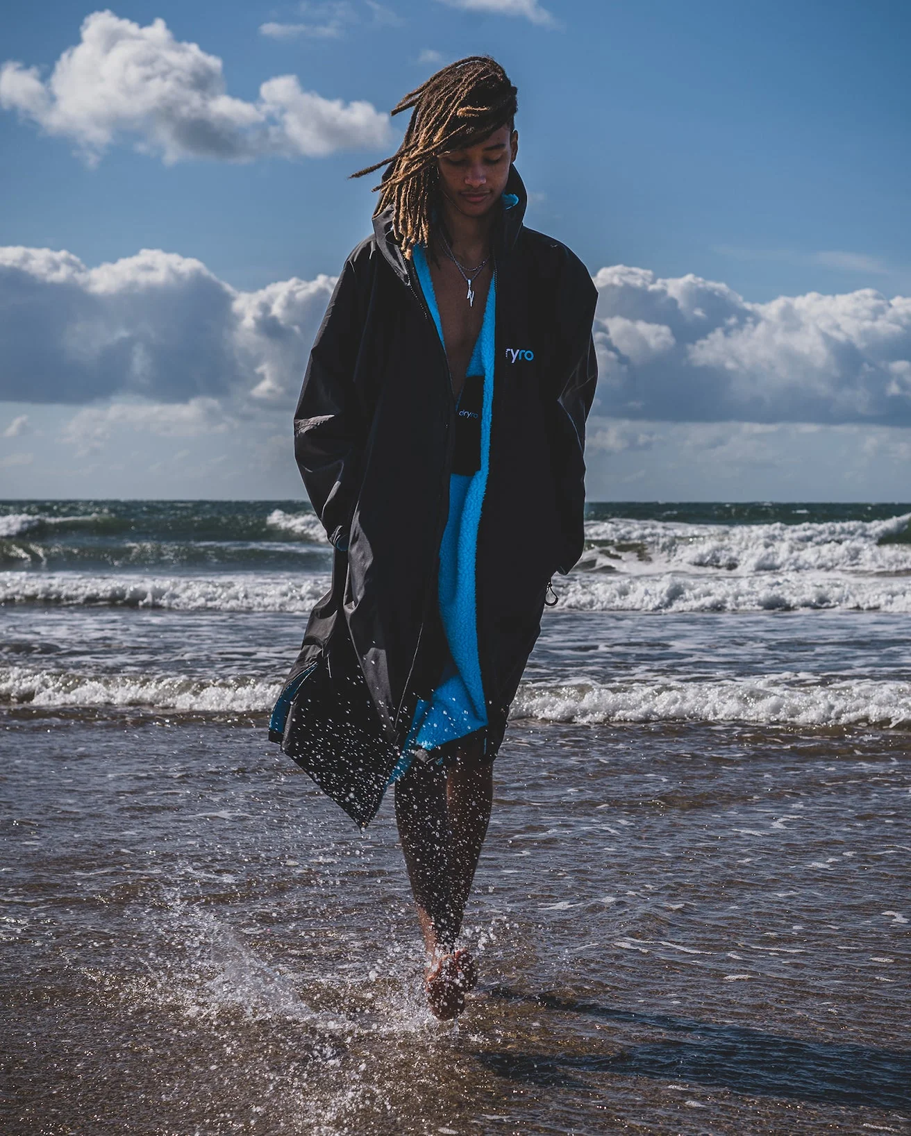 Black Blue Advance Changing Robe - Image 13