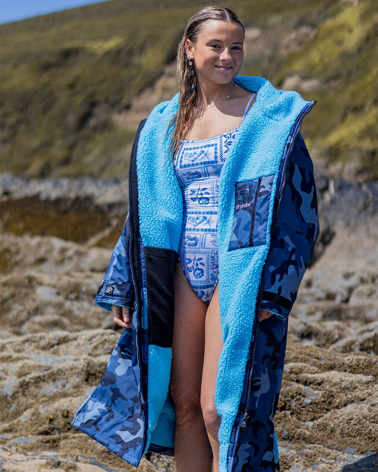 Blue Camo Blue Advance Changing Robe - Image 5