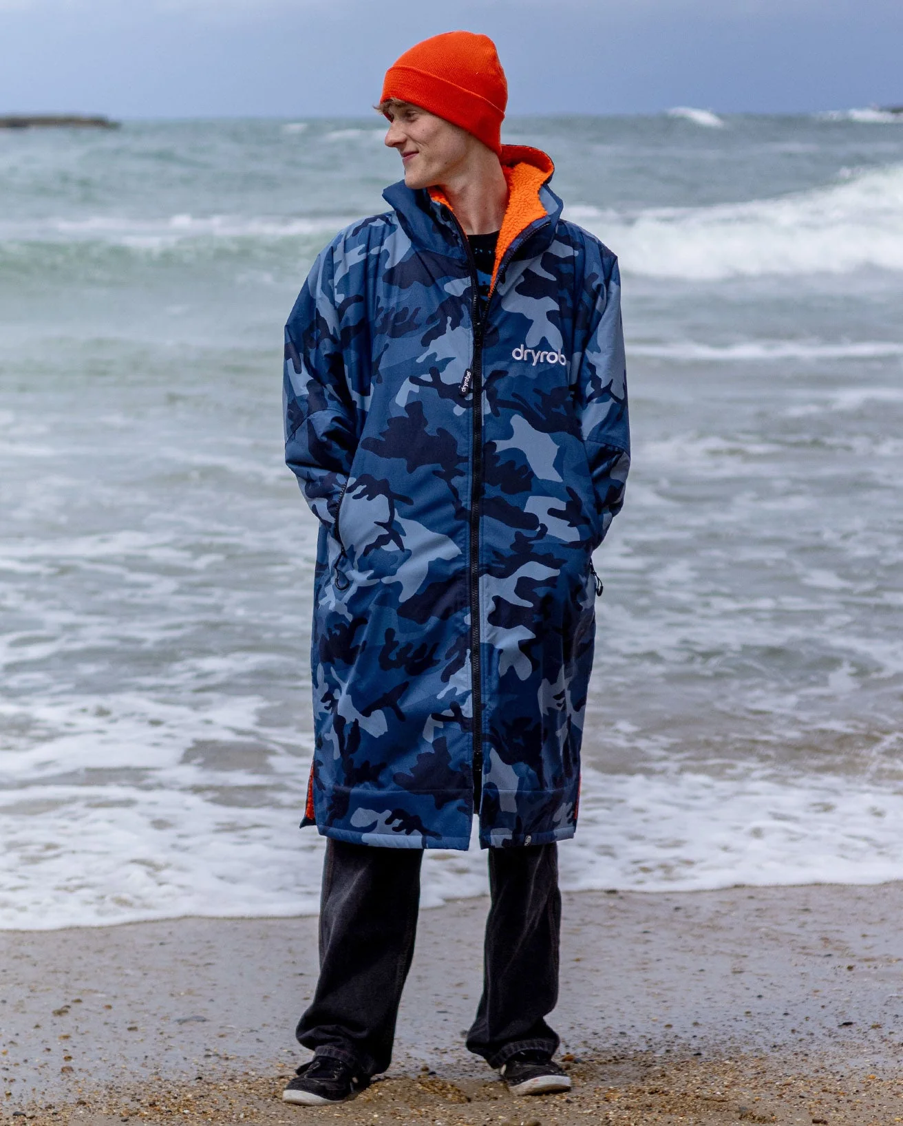 Blue Camo Orange Advance Changing Robe - Image 15