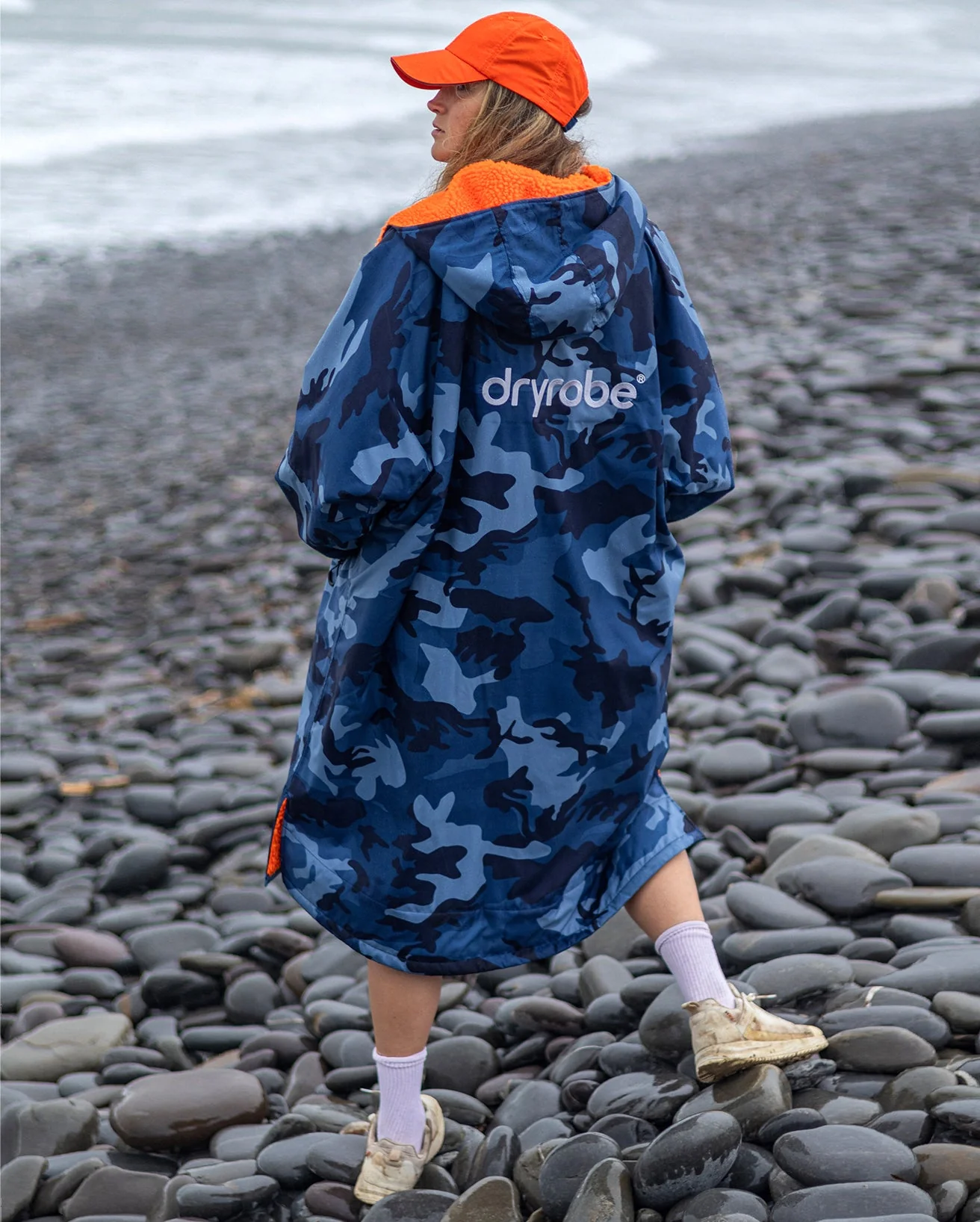 Blue Camo Orange Advance Changing Robe - Image 4