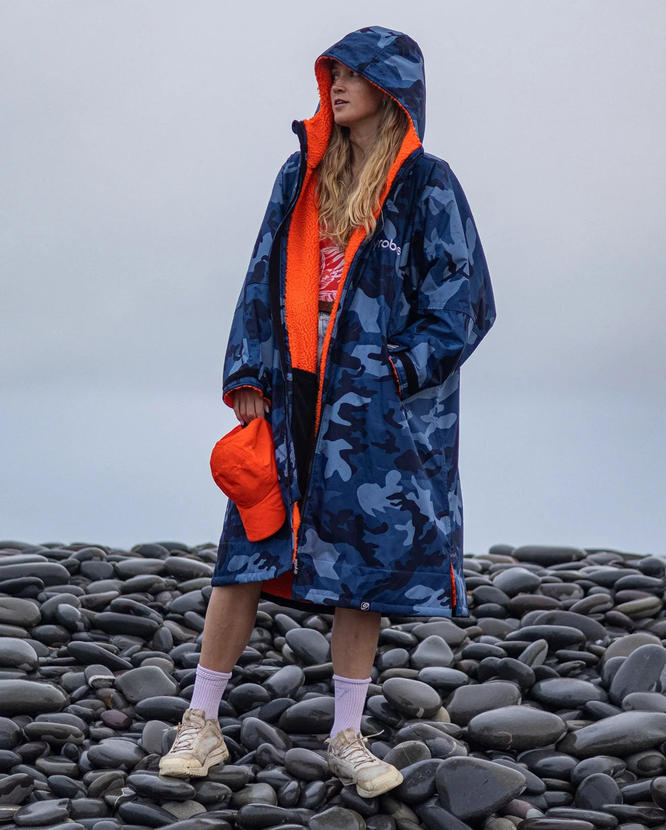 Blue Camo Orange Advance Changing Robe - Image 5