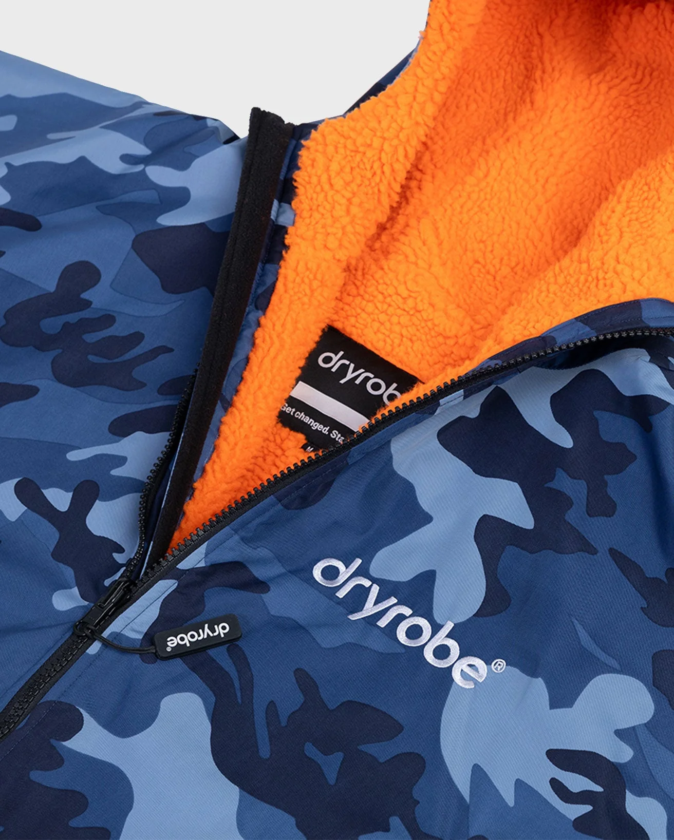 Blue Camo Orange Advance Changing Robe - Image 9