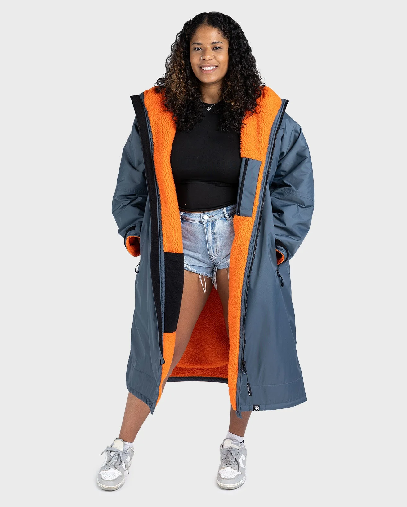 Dark Grey Orange Advance Changing Robe - Image 11