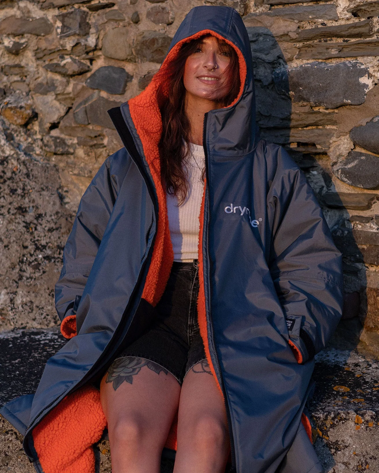 Dark Grey Orange Advance Changing Robe - Image 16