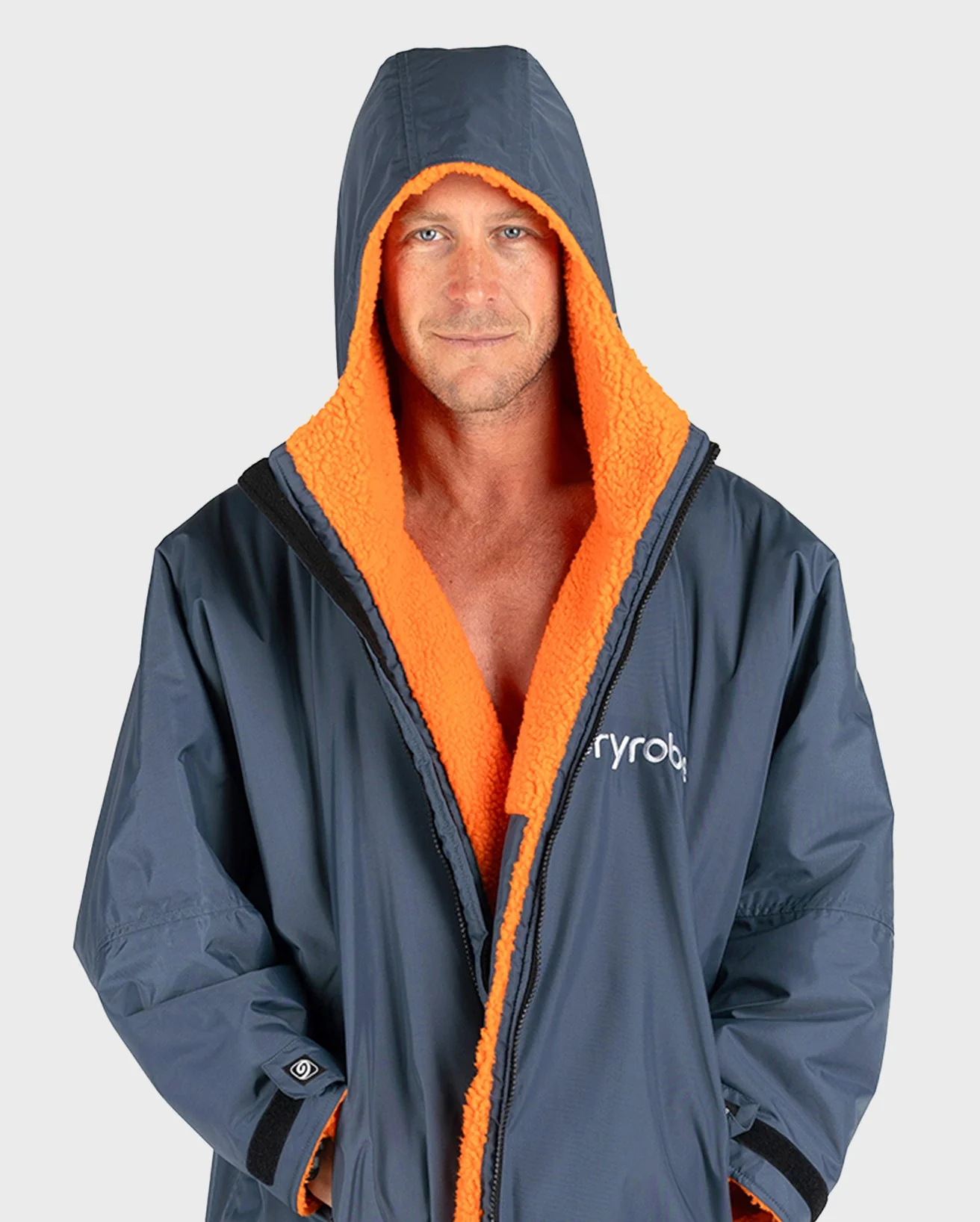 Dark Grey Orange Advance Changing Robe - Image 3