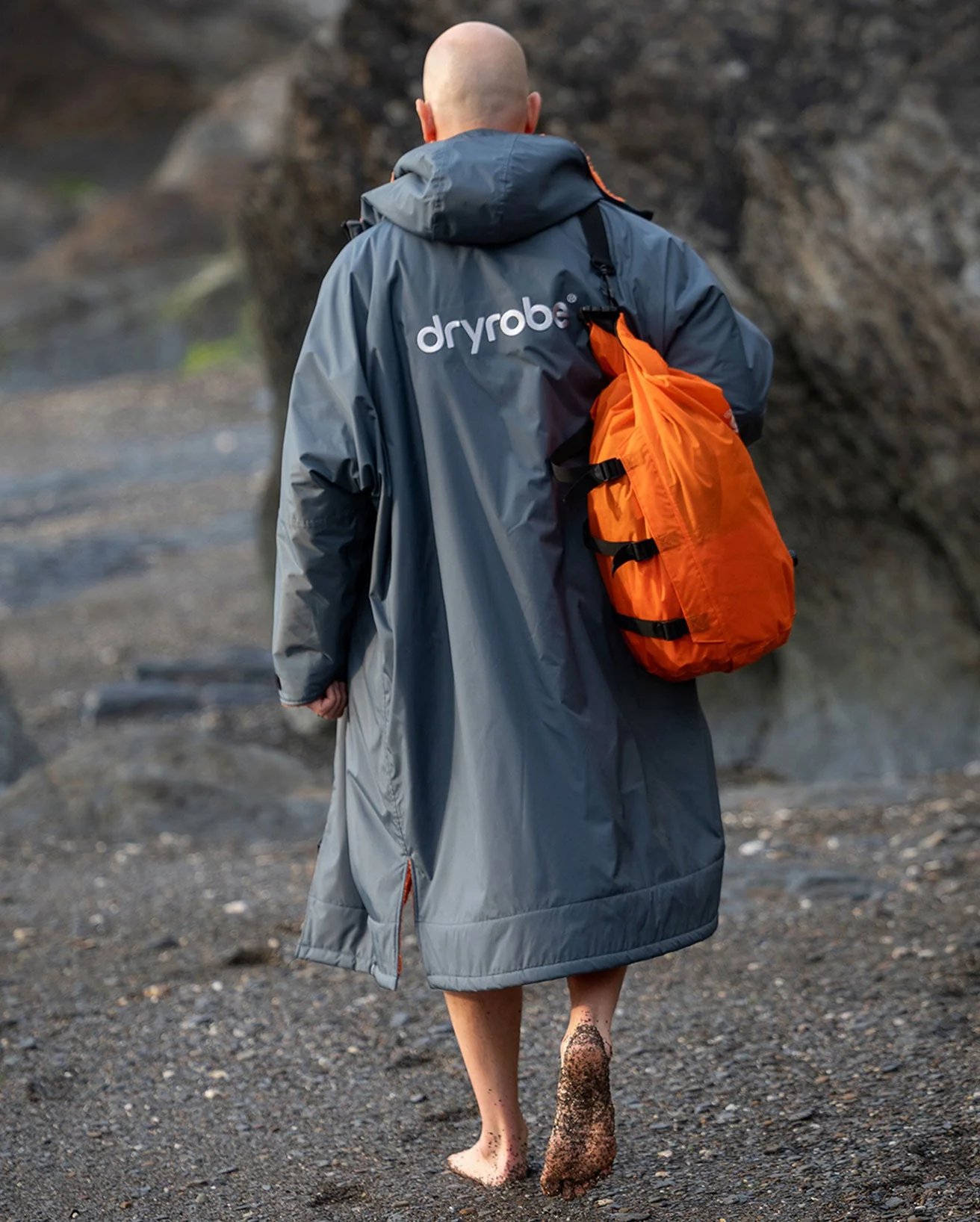 Dark Grey Orange Advance Changing Robe - Image 4