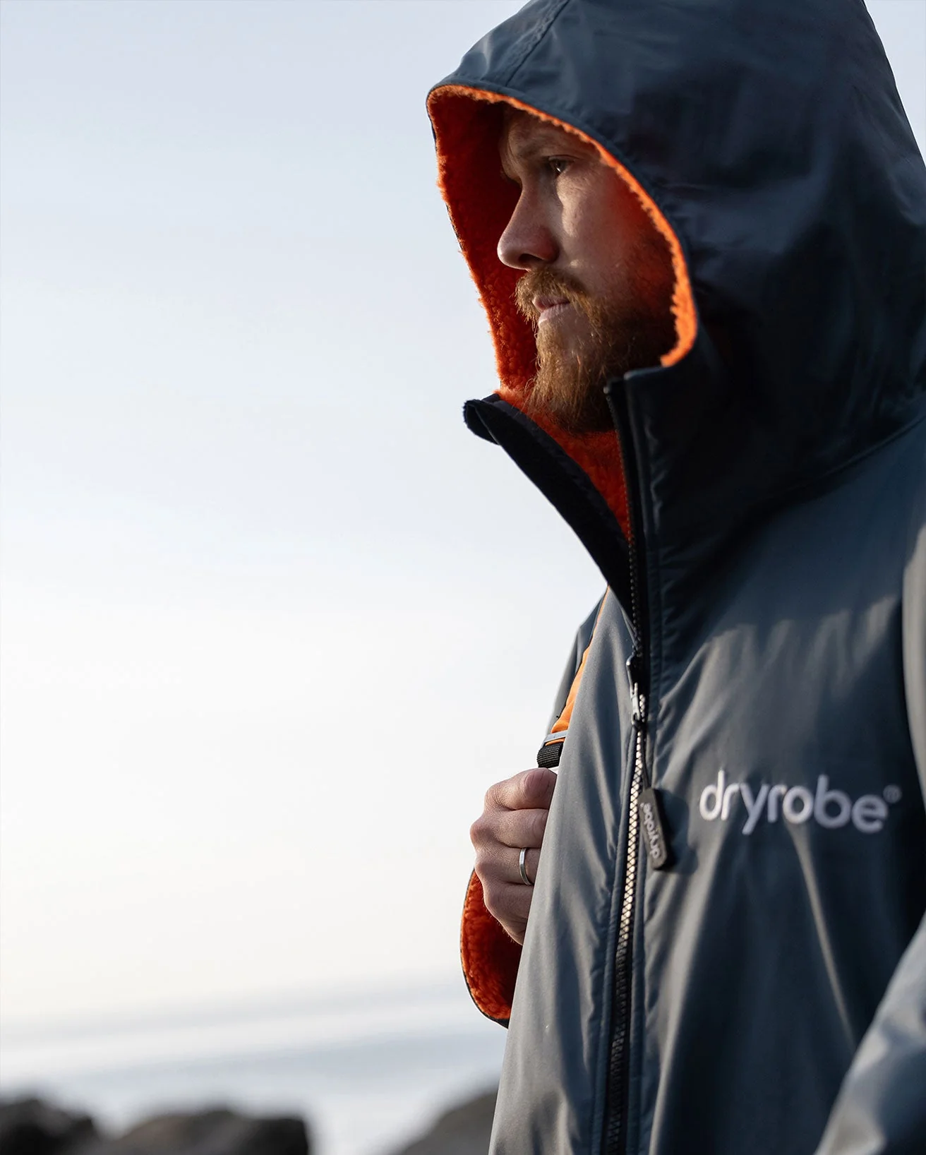 Dark Grey Orange Advance Changing Robe - Image 6