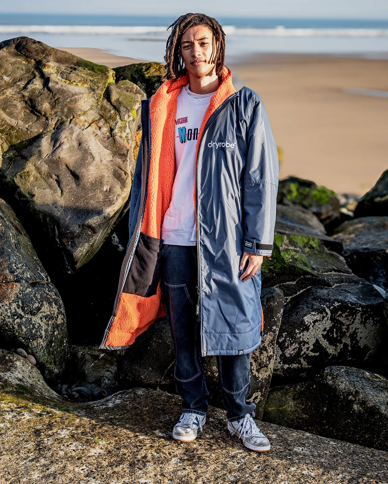 Dark Grey Orange Advance Changing Robe - Image 7
