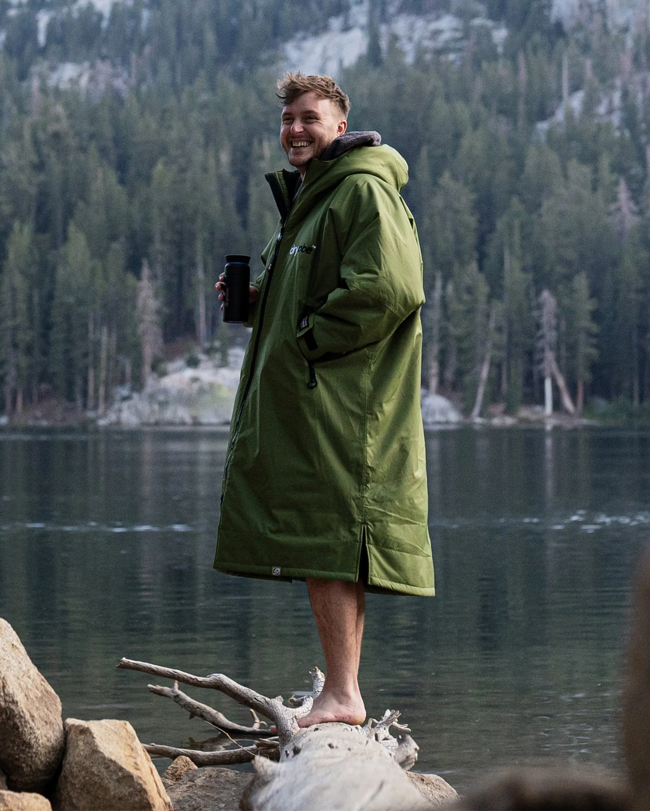 Forest Green Black Advance Changing Robe - Image 7