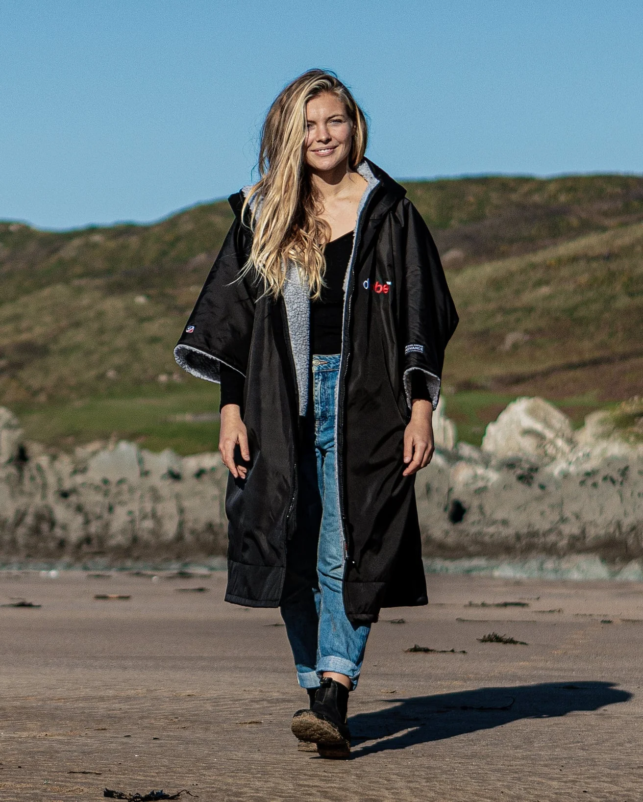 Black Grey Easy-Fit Advance Changing Robe - Image 6