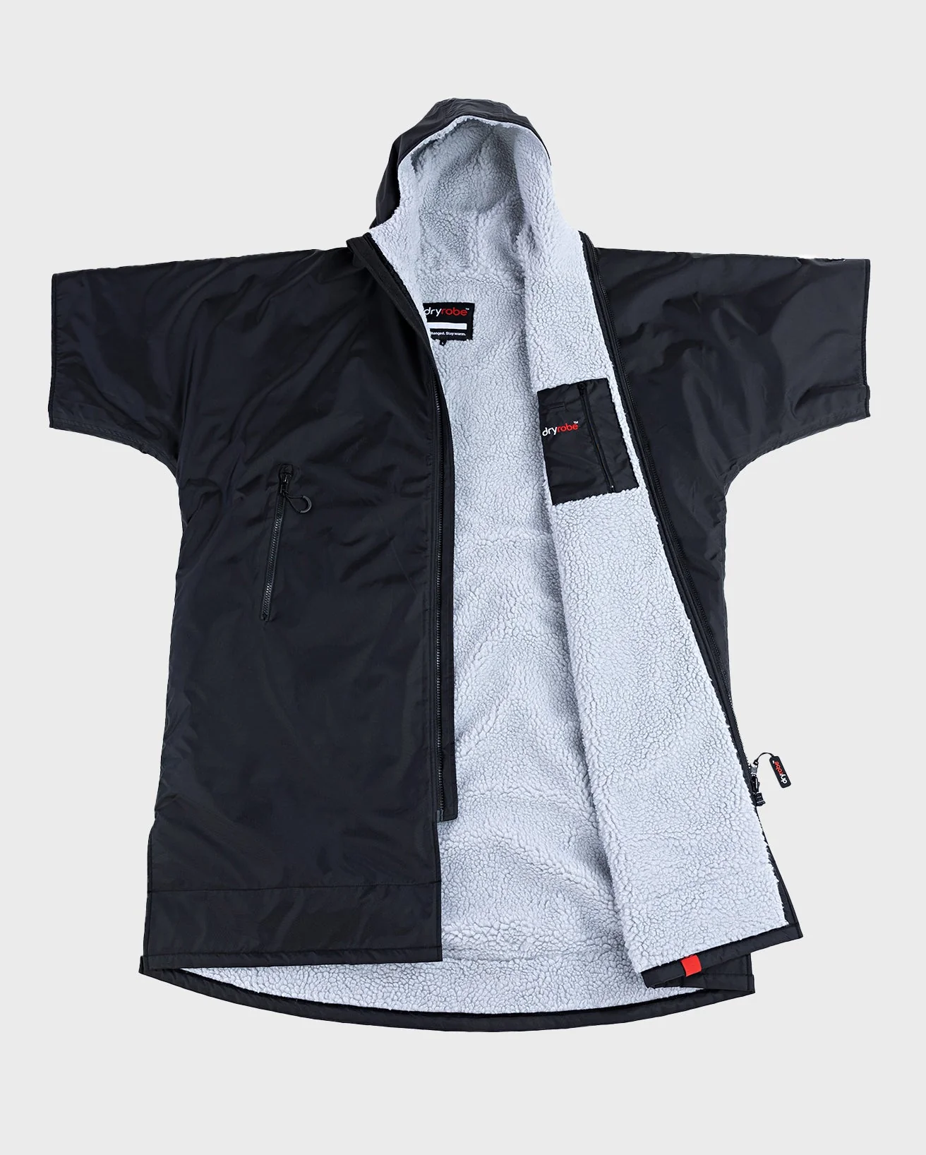 Black Grey Easy-Fit Advance Changing Robe - Image 9