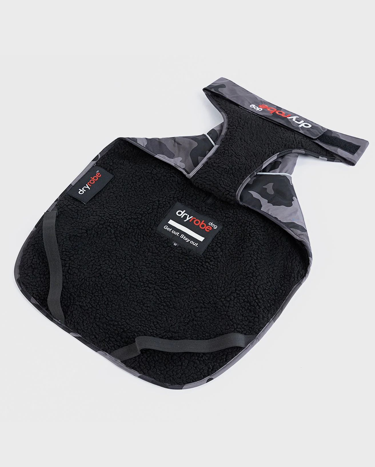 Black Camo Dog Coat - Image 6