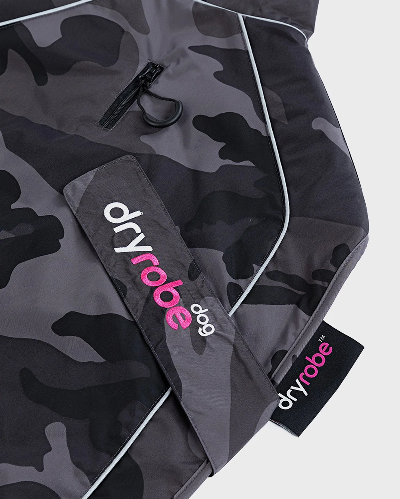 Black Camo Pink Dog Coat - Image 5