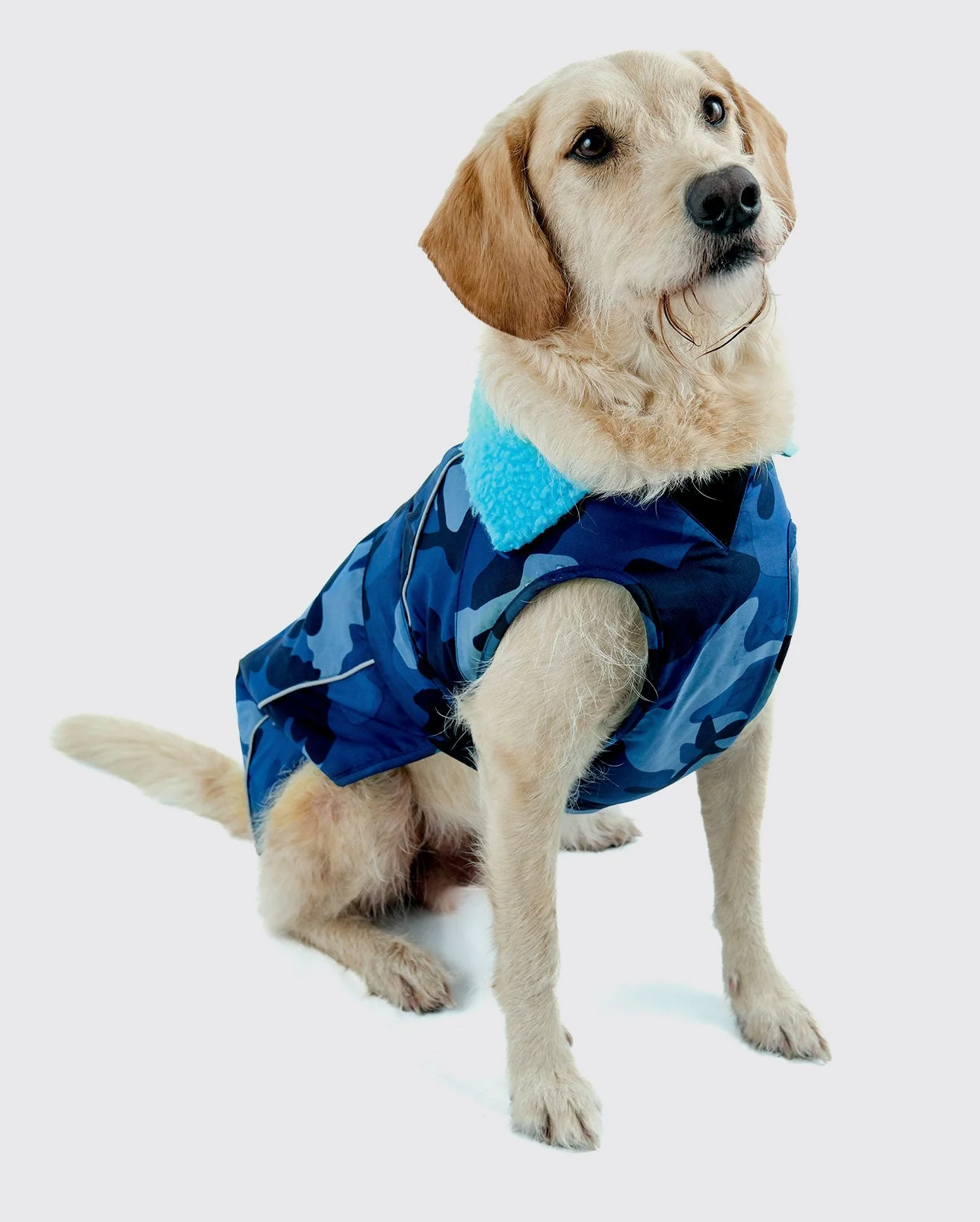 Blue Camo Blue Dog Coat - Image 8