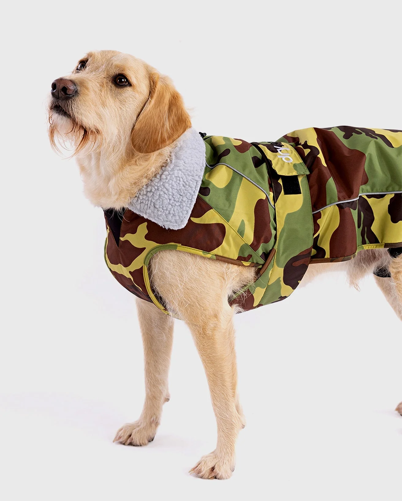 Camo Grey Dog Coat - Image 12