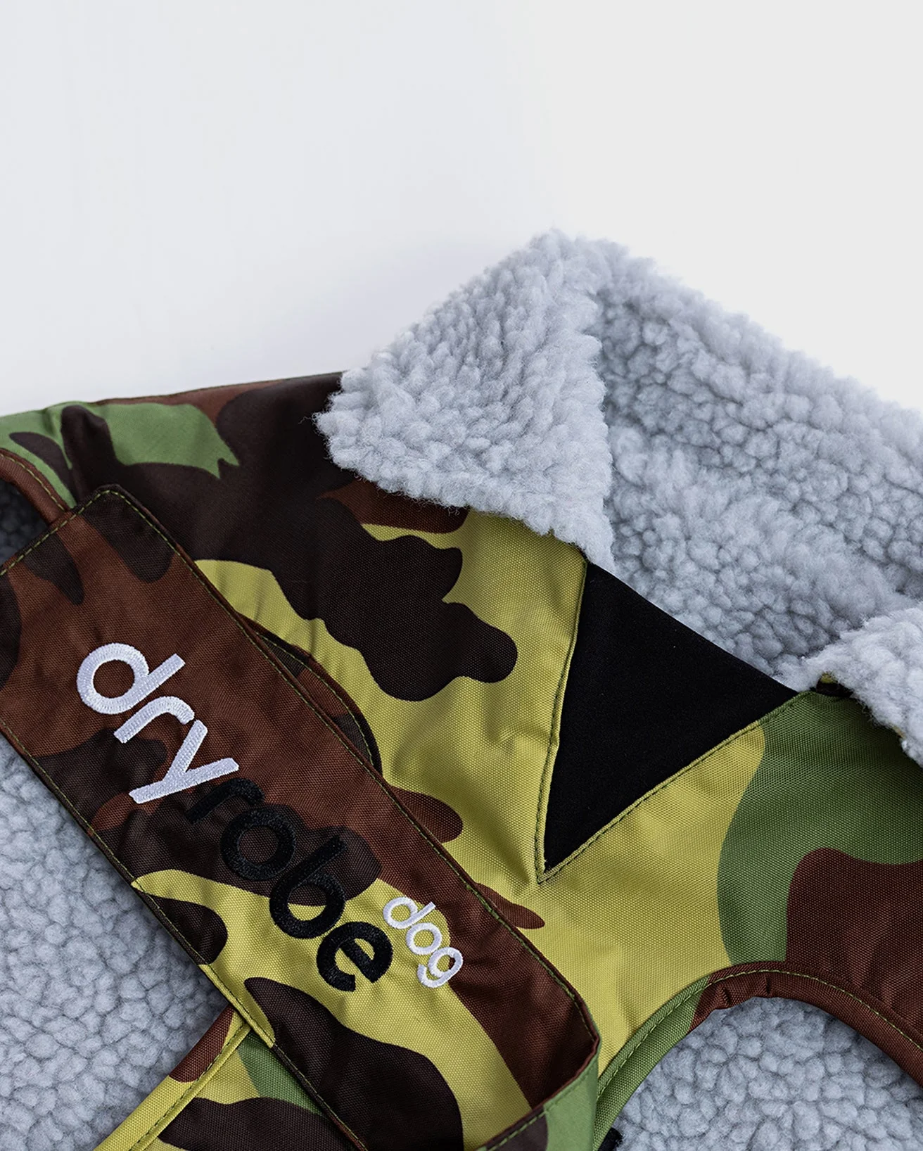 Camo Grey Dog Coat - Image 5