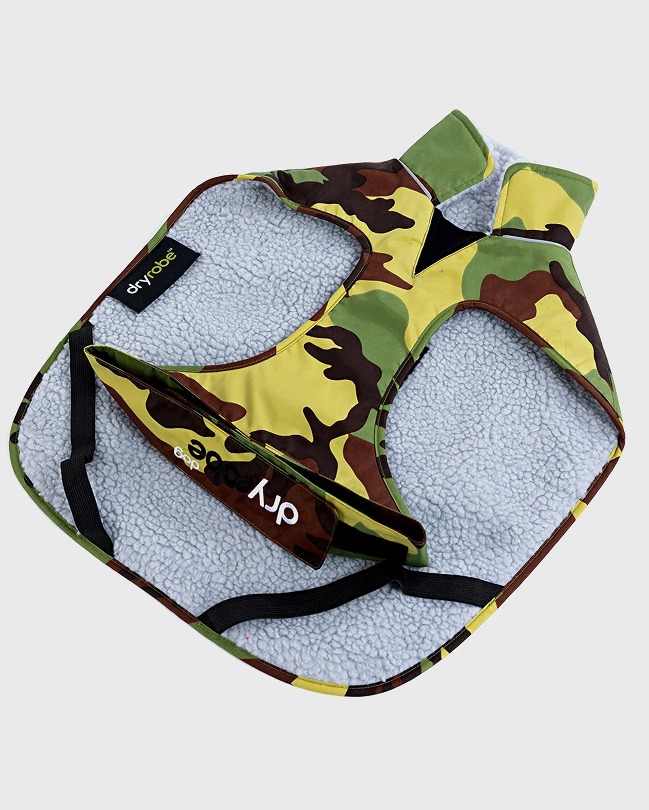 Camo Grey Dog Coat - Image 6