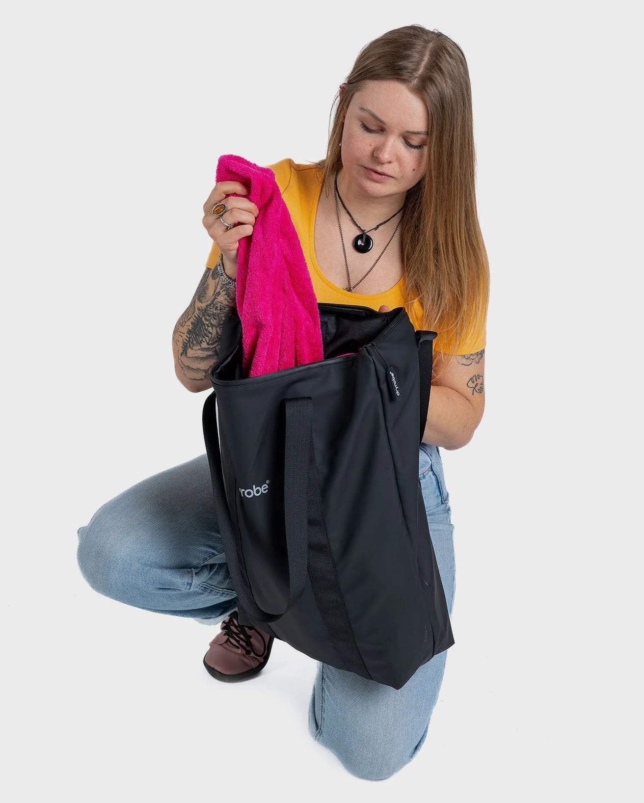 Black Luxury Tote Bag - Image 4