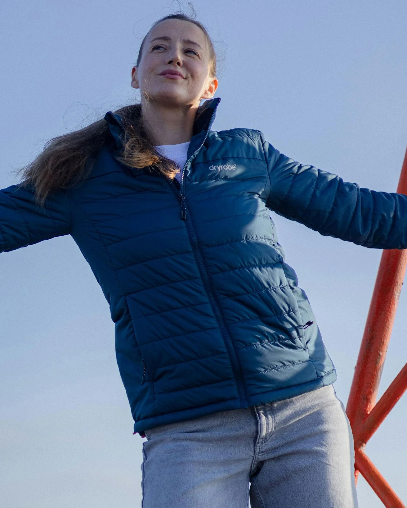 Deep Sea Blue Women's Light Weight Jacket - Image 8