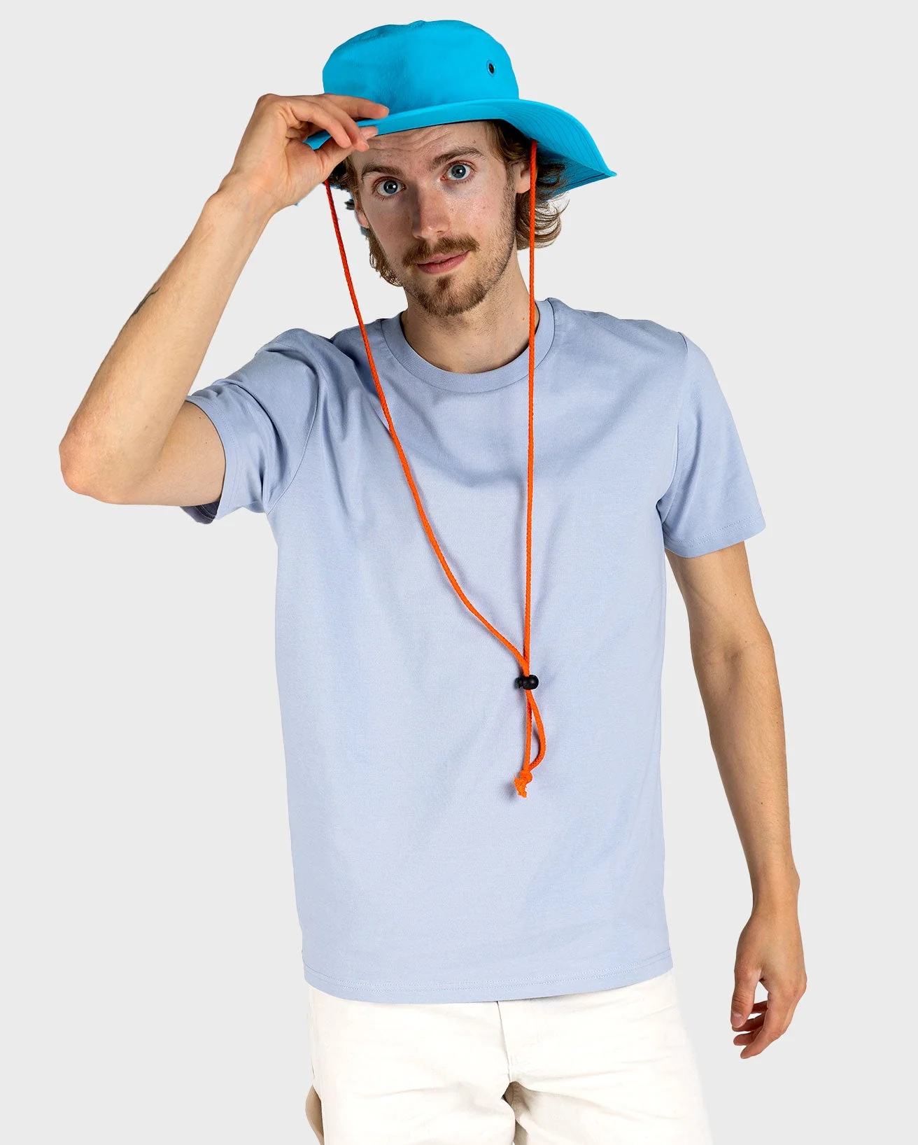 Blue Quick Dry Brimmed Hat - Image 6