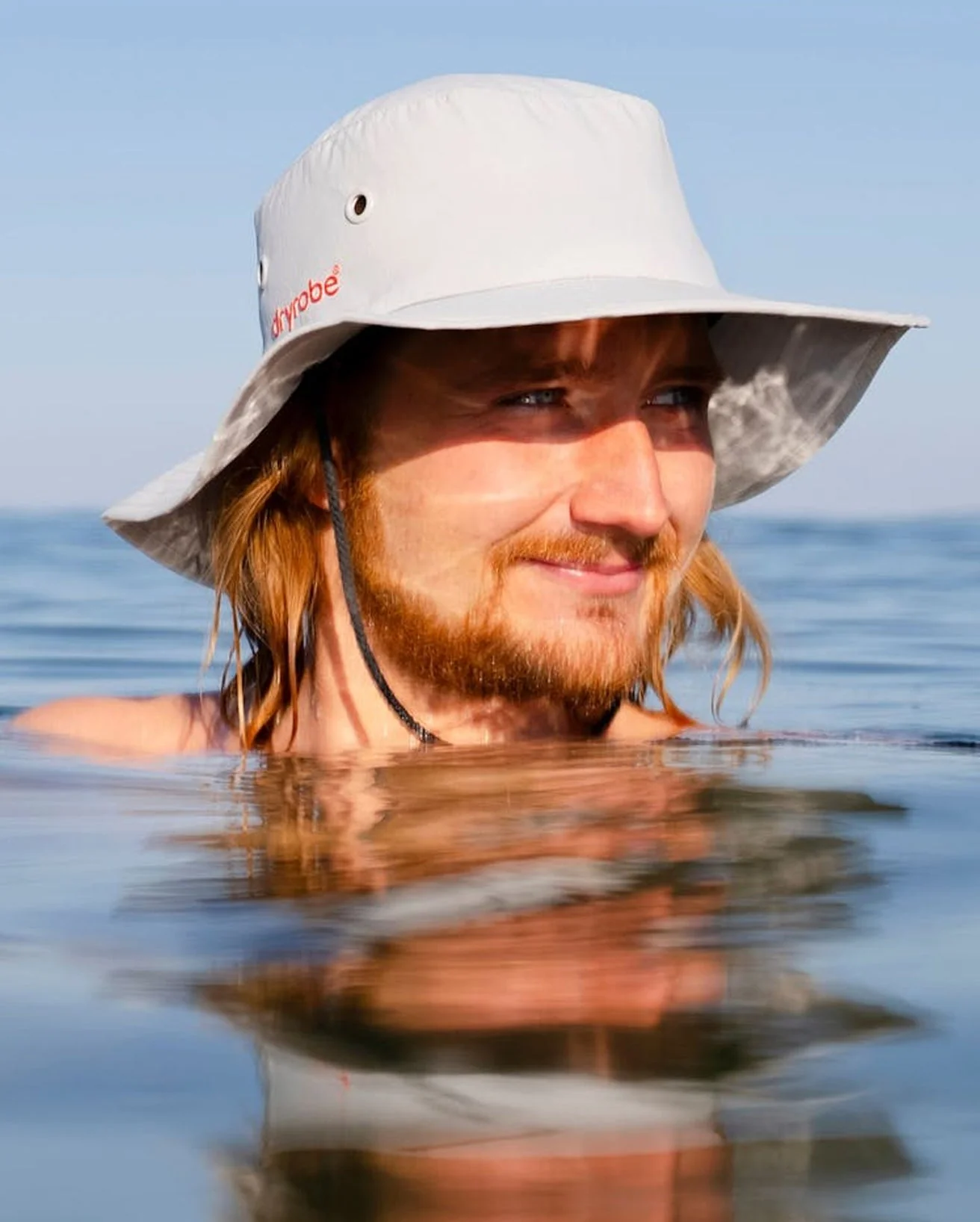 Light Grey Quick Dry Brimmed Hat - Image 5