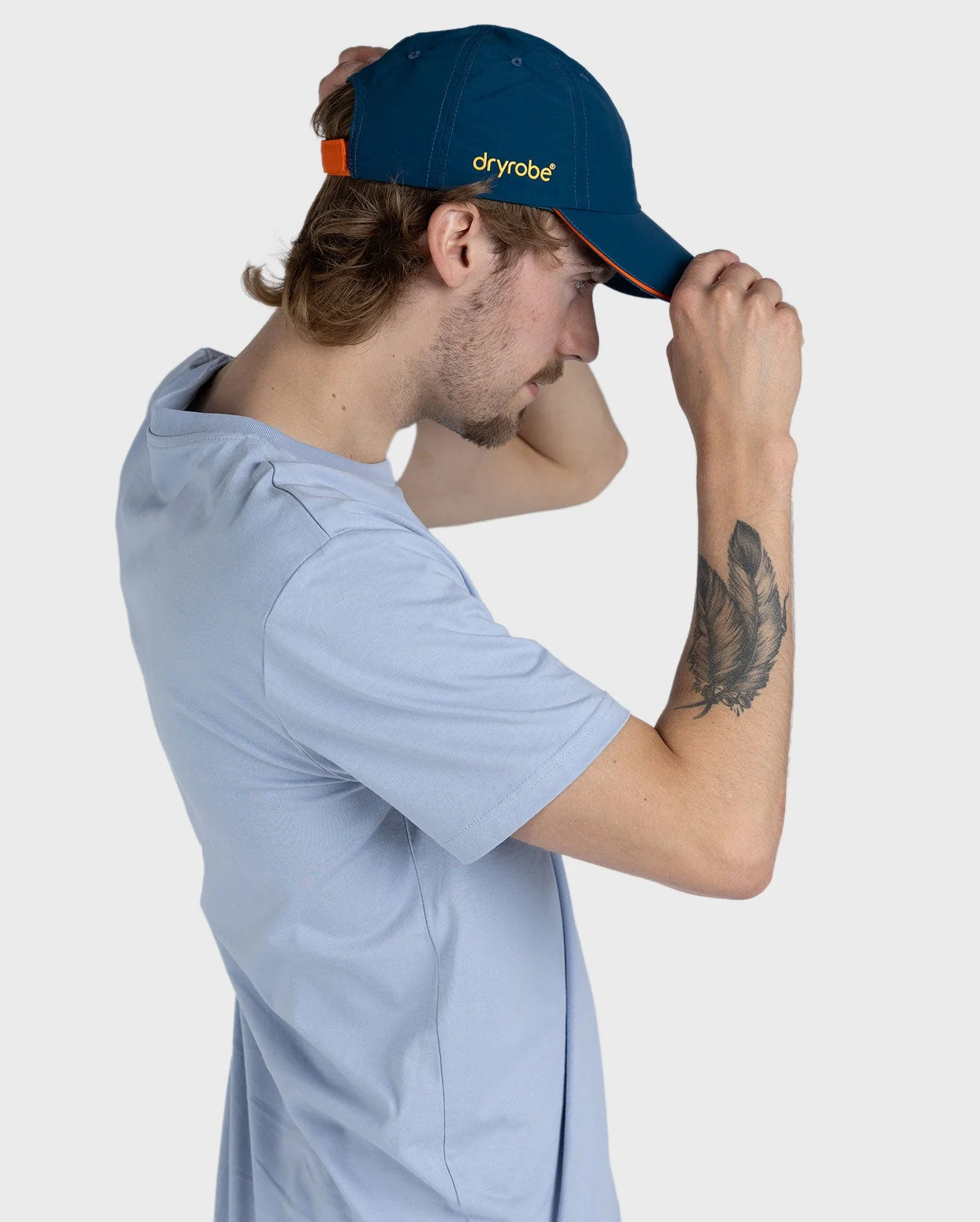 Deep Sea Blue Quick Dry Cap - Image 11