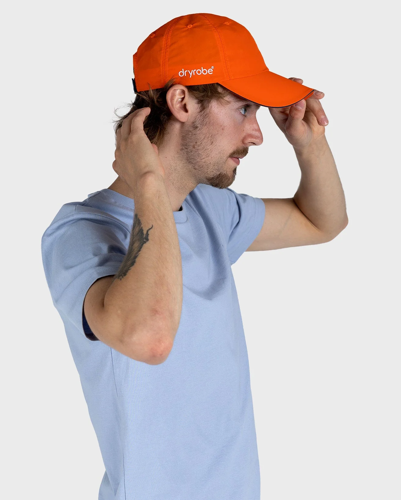 Orange Quick Dry Cap - Image 7