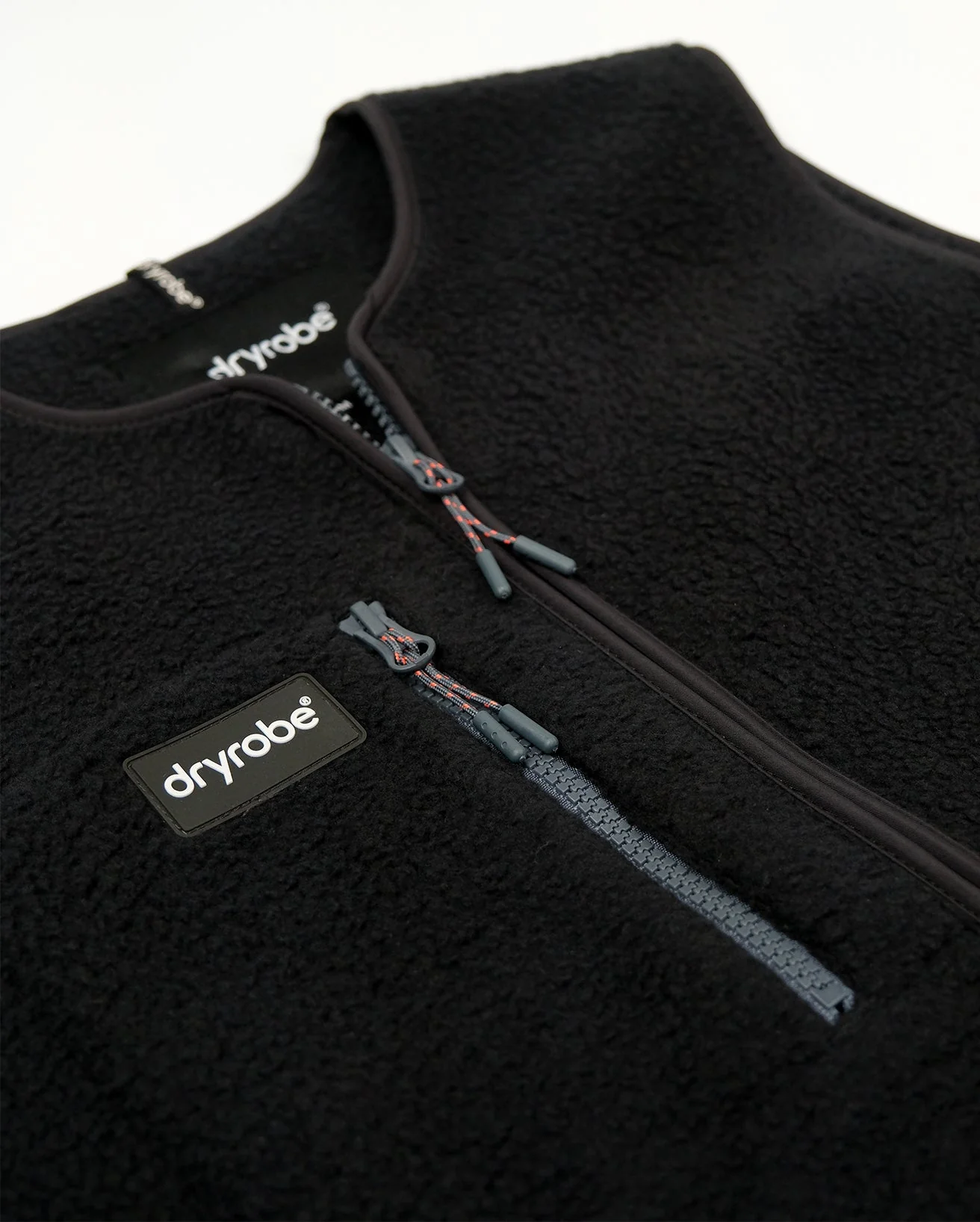 Black Thermal Unisex Fleece Gilet - Image 16