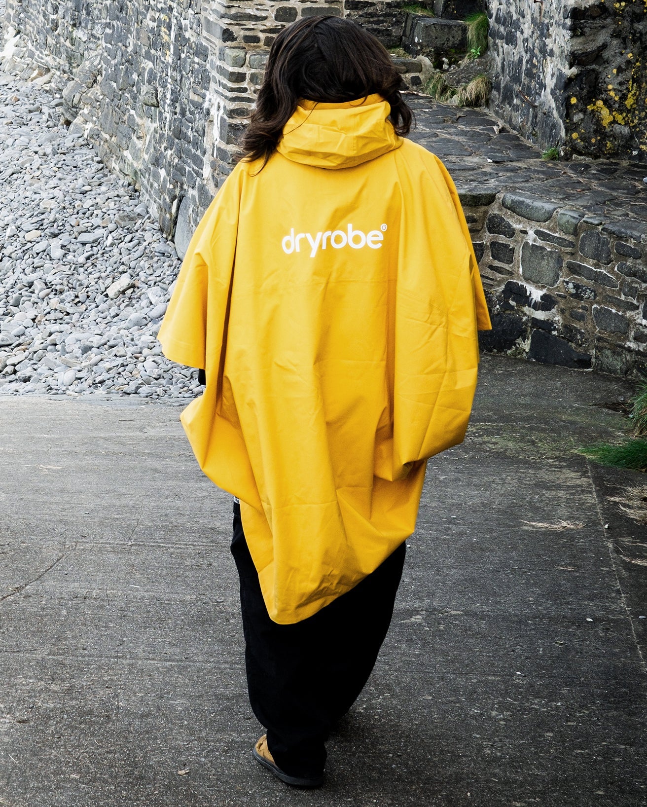Yellow One Size Rainproof Poncho - Image 13