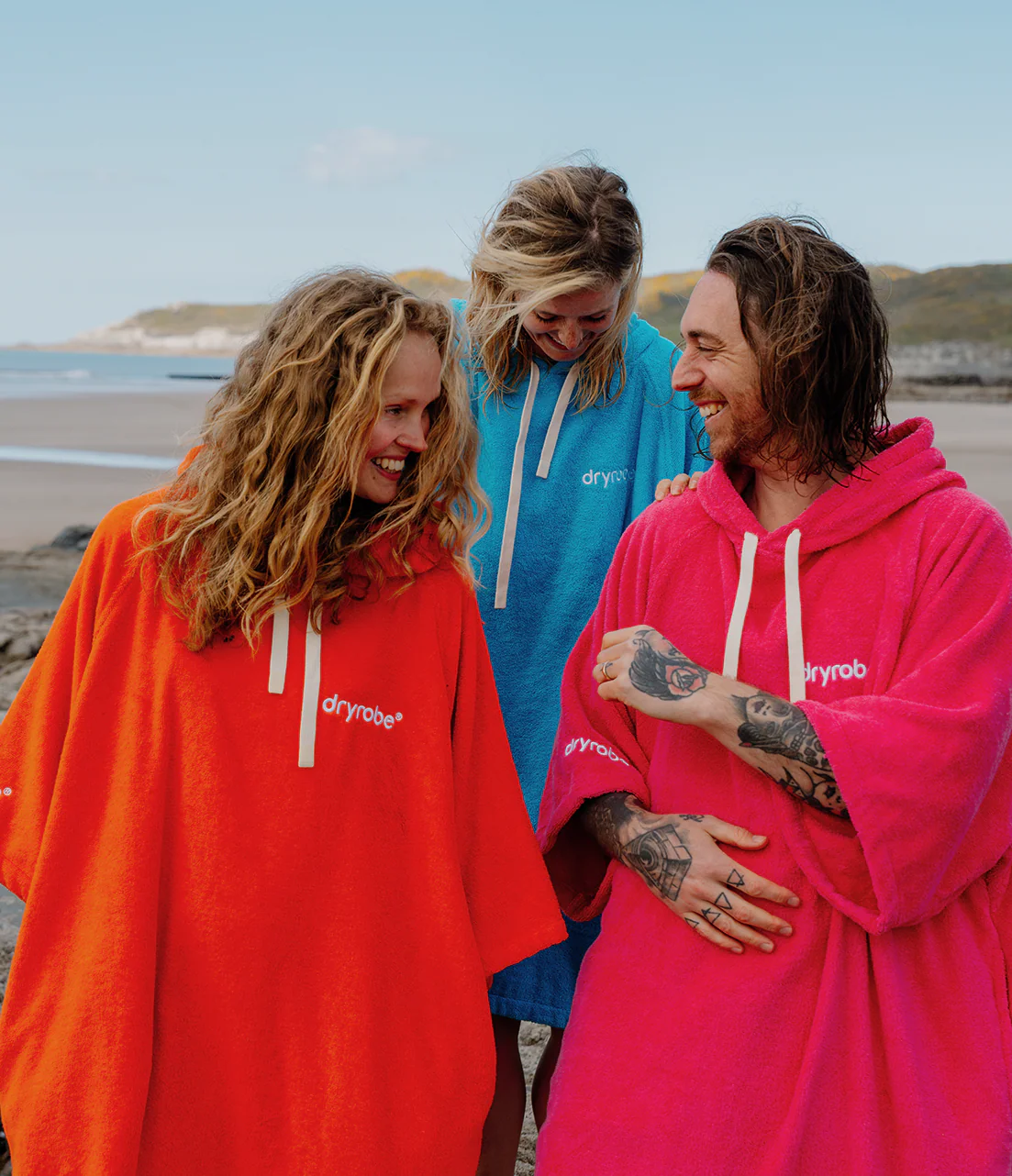 Hot Pink Organic Towel Changing Robe - Image 10