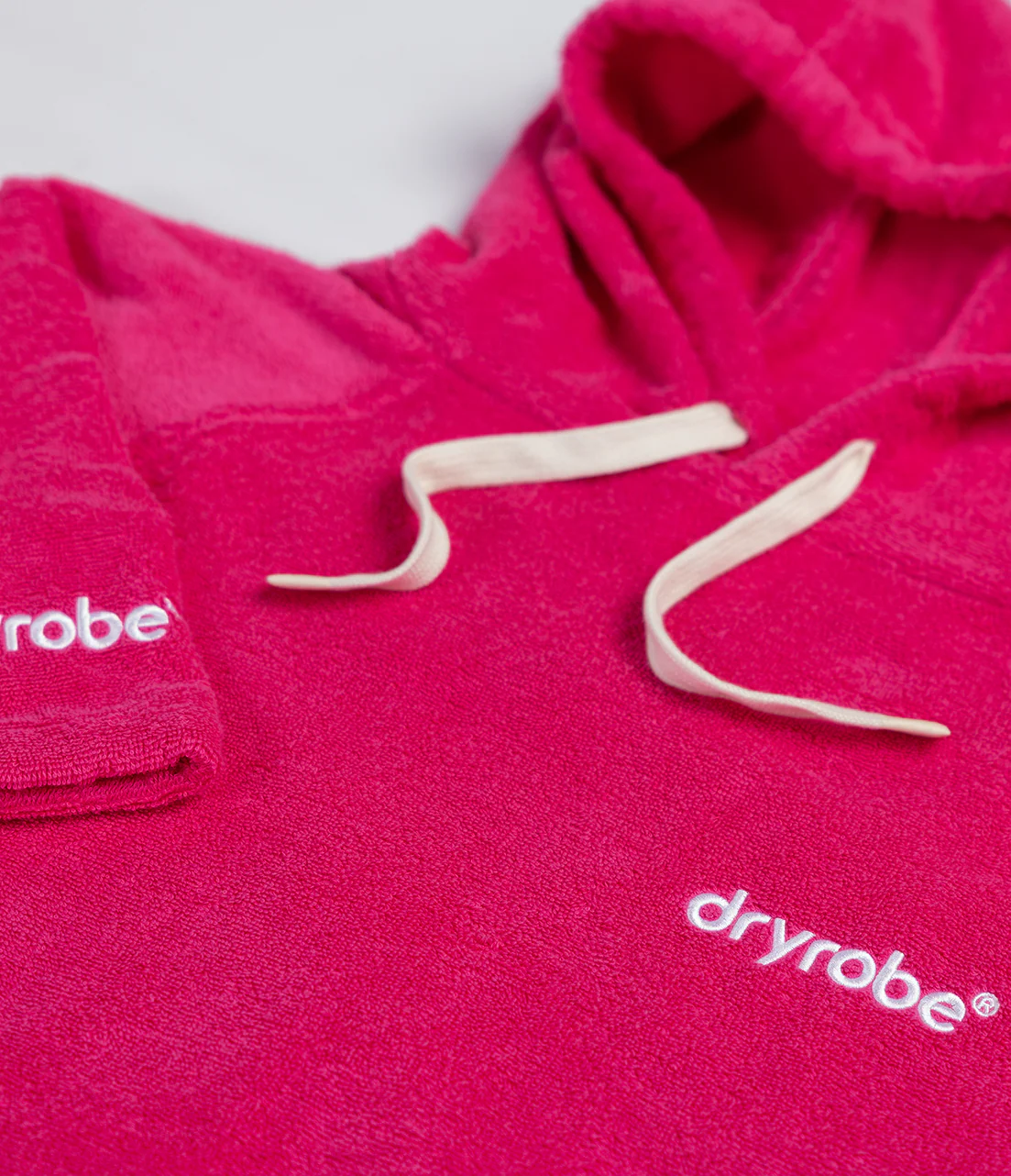 Hot Pink Organic Towel Changing Robe - Image 15