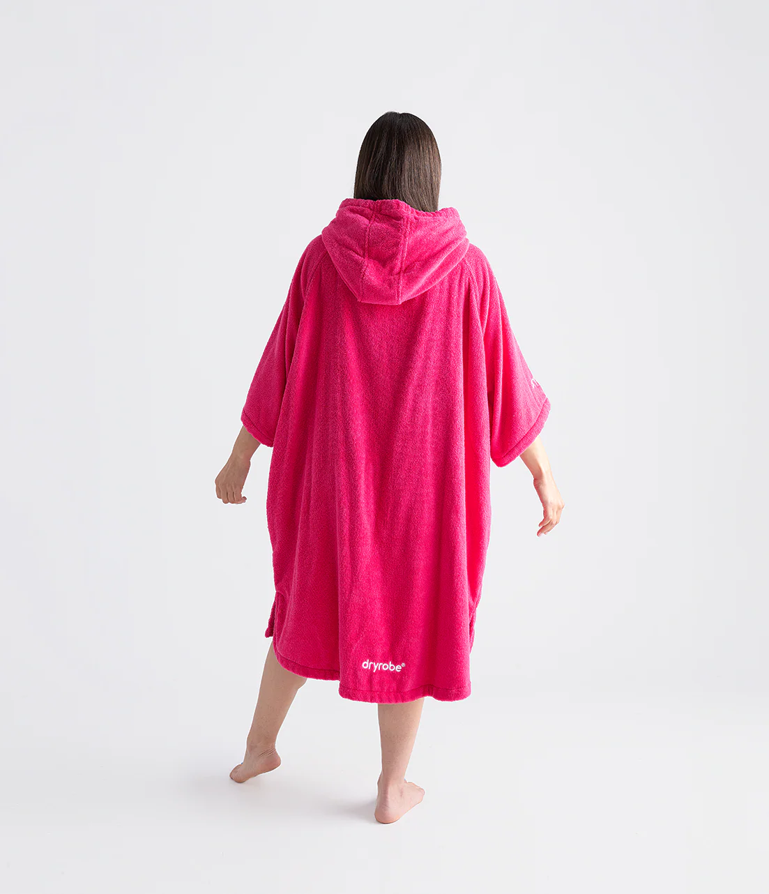 Hot Pink Organic Towel Changing Robe - Image 5