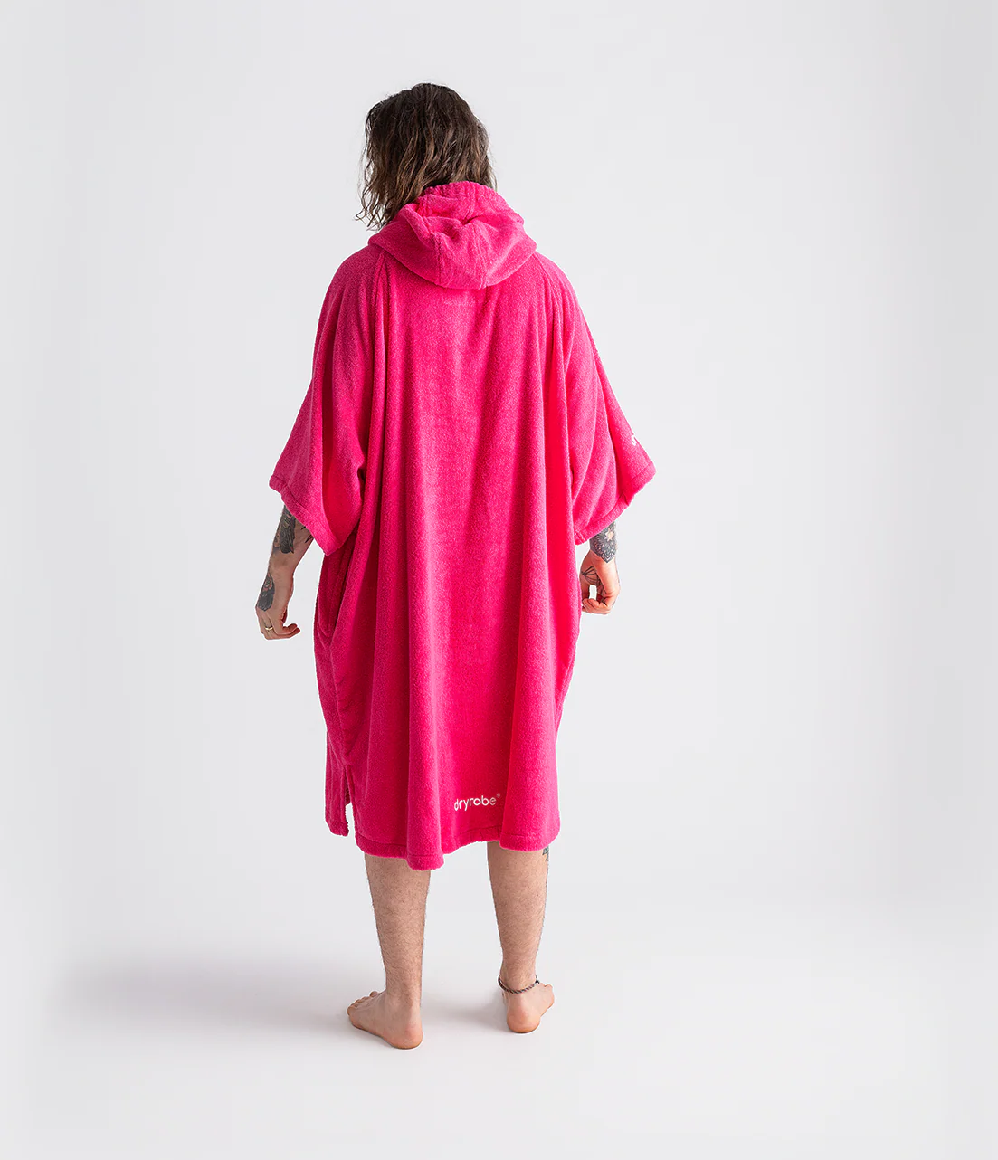 Hot Pink Organic Towel Changing Robe - Image 7