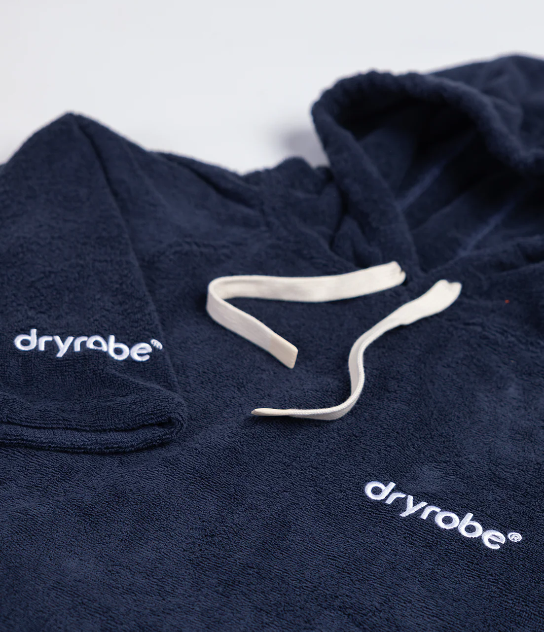 Navy Organic Towel Changing Robe - Image 11