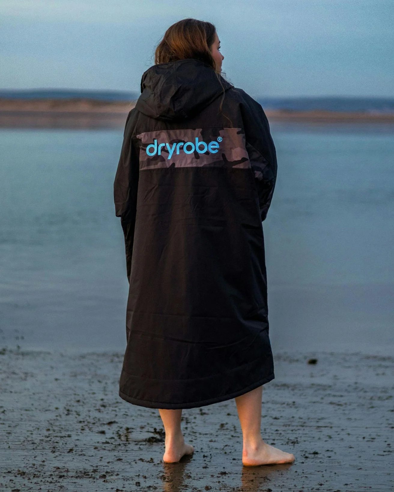 REWORK - Black Blue Camo Easy-Fit Advance Changing Robe - Image 4