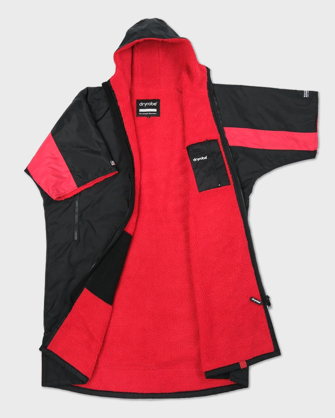 REWORK - Black Red Easy-Fit Advance Changing Robe - Image 9