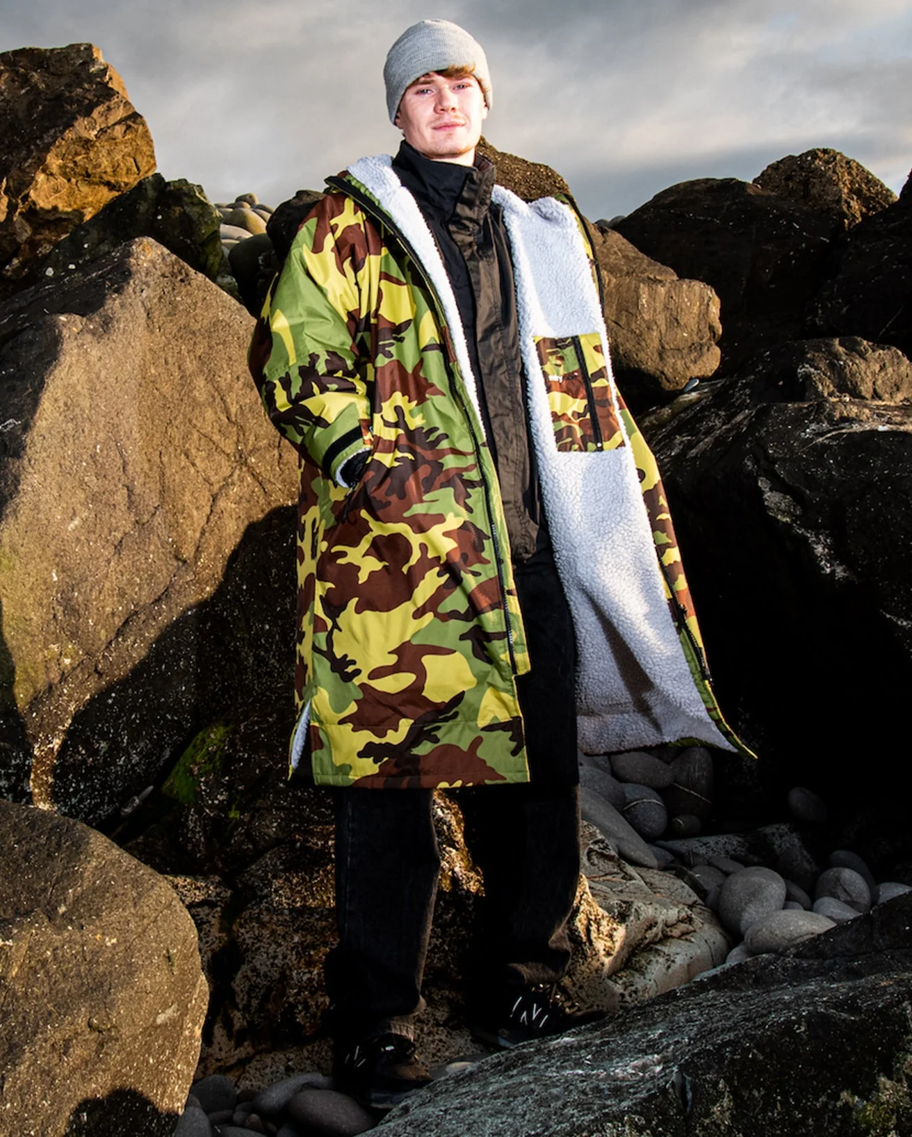 REWORK - Camo Grey Green Advance Changing Robe - Image 5